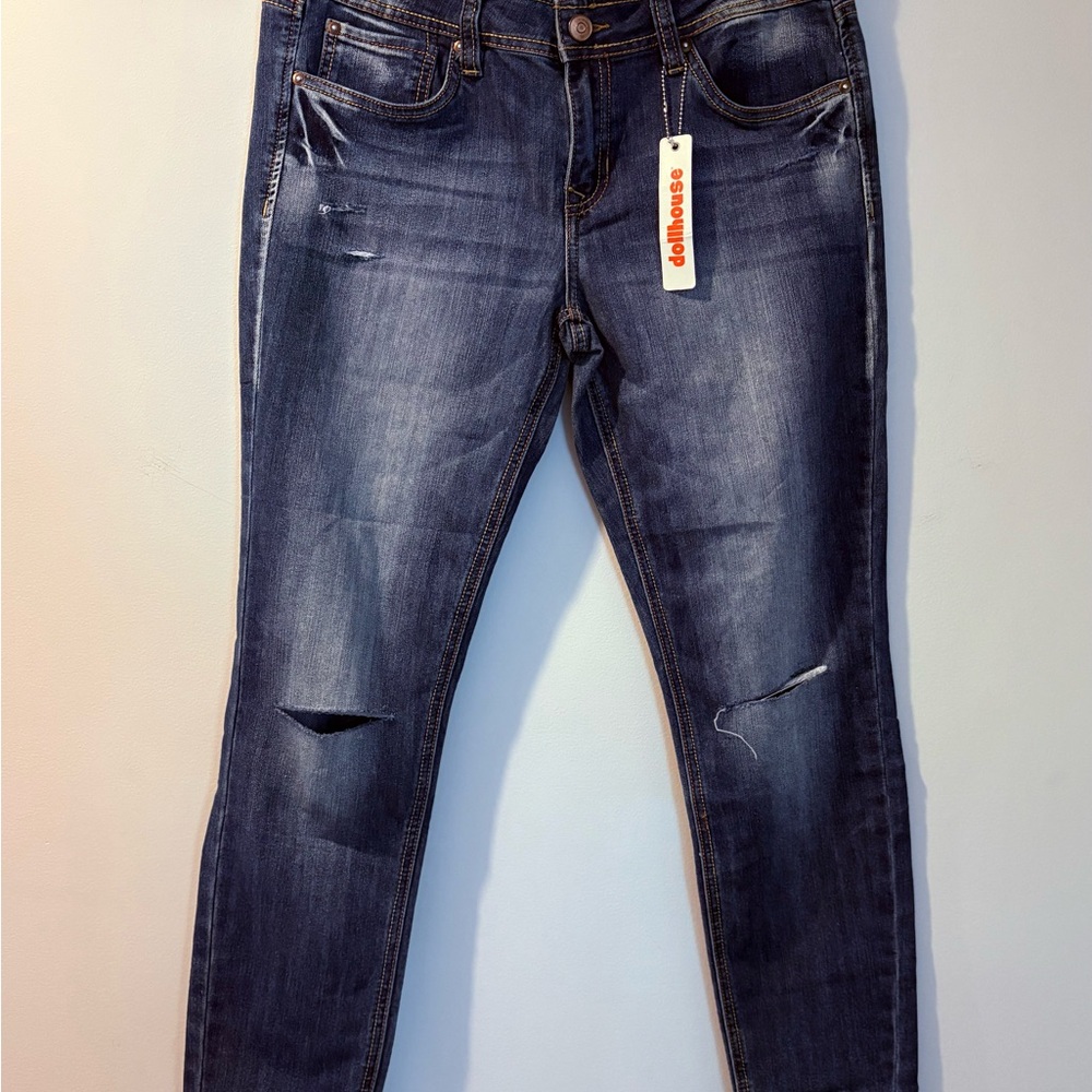 Dollhouse Dark Blue Skinny Jeans